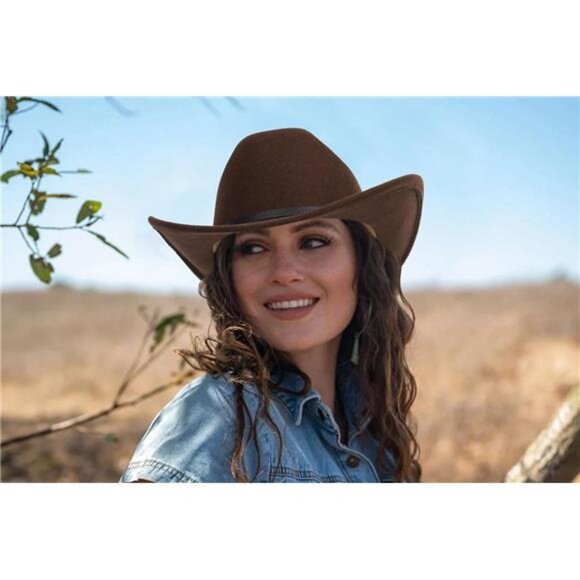 Western Cowboy Hat Classic Coffee main image 6